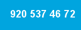 920 537 46 72 920 537 46 72